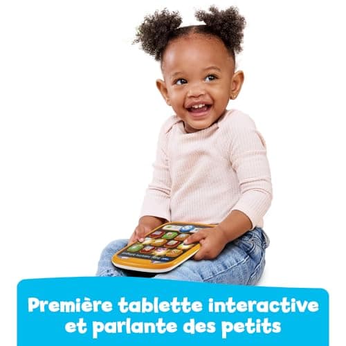 VTech - Bilingual Baby Tablet, Interactive Baby Tablet with 12 Educational Activities, Light Effects, Awakening Toy and Fine Motor Skills, Baby Gift from 9 Months - Content in French and English - Image 3