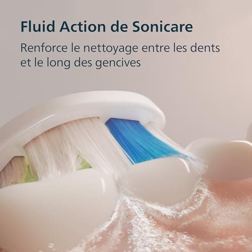 Philips Sonicare 5300 Sonic Electric Toothbrush with 2 Intensity Levels, Pressure Alert, EasyStart, SmarTimer and BrushPacer, White, HX7108/04 [New Technology] - Image 5