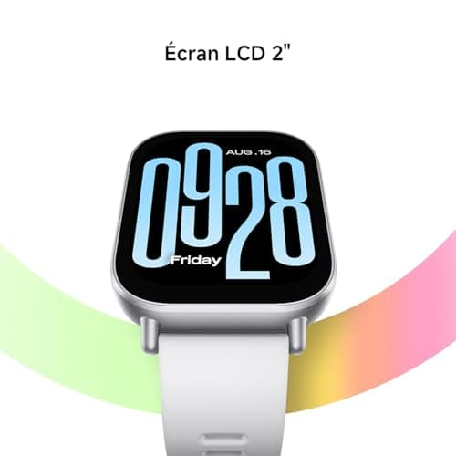 XIAOMI Redmi Watch 5 Active – Montre connectée Fitness, écran LCD 51mm, 18j autonomie, appels Bluetooth, 140+ Modes Sport, Suivi du Sommeil, 5ATM, GPS, Android & iOS, Noir - Image 4
