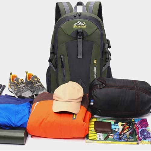 Lightweight Hiking Backpack 40L Polyester Travel Trekking Backpack for Women Men Outdoor Sports Camping Climbing Skiing Cycling - Image 5
