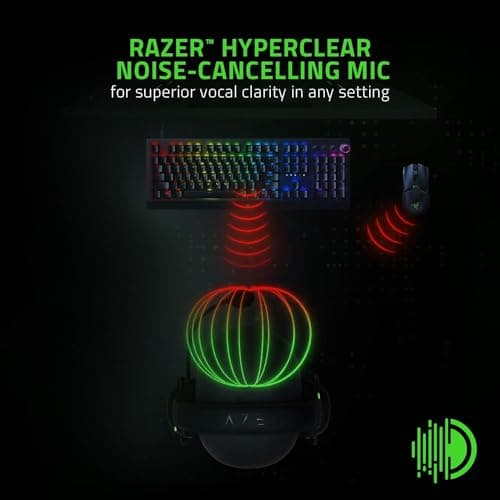 Razer BlackShark V2 X Gaming Headphones: 7.1 Surround Sound 50mm Memory Foam Driver - PC, PS4, PS5, Nintendo Switch, Xbox One, Xbox Series X & S, Mobile - 3.5mm Jack Black - Image 4