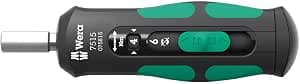 Wera 05075815001 7515 Kraftform Safe-Torque Speed Torque Screwdriver, 2-6 Nm, 1/4" x 2.0 Nm x 3.0 Nm x 4.0 Nm x 5.0 Nm x 6.0 Nm x 147.5 mm