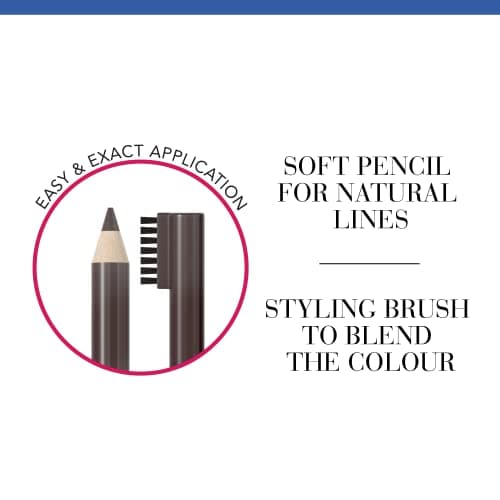 Bourjois Crayon à sourcils - Brow Reveal Précision - Crayon avec brosse intégrée - Sourcils nets et bien dessinés - Application rapide et précise - Fini naturel - 04 Brunette - Image 8