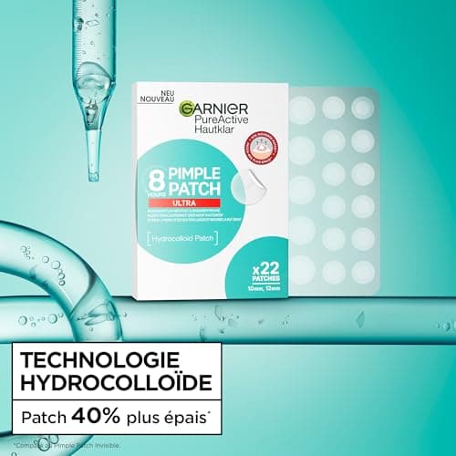 GARNIER - PureActive - Ultra Pimple Patch Anti-Imperfections - Réduit Visiblement les Boutons en 8 Heures, Ne Laisse Pas De Traces - Idéal Boutons Matures - Tous Types de Peaux - 22 Patchs (2 Tailles) - Image 4