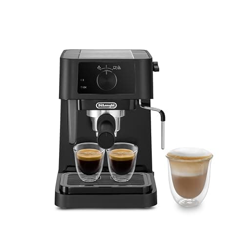 De'Longhi Stilosa EC230.BK Espresso Machine with Barista Bar, Coffee Maker and Cappuccino Machine, Black, 1100 W - Image 2