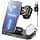 INIU 3 in 1 Induction Charger, 15W Charging Station Compatible with Magsafe, Wireless Charger for iPhone 16 Pro 15 Plus 14/13/12/11/10/9/8, Apple Watch 8 7 6 and Airpods 3 2 Pro - Image 3