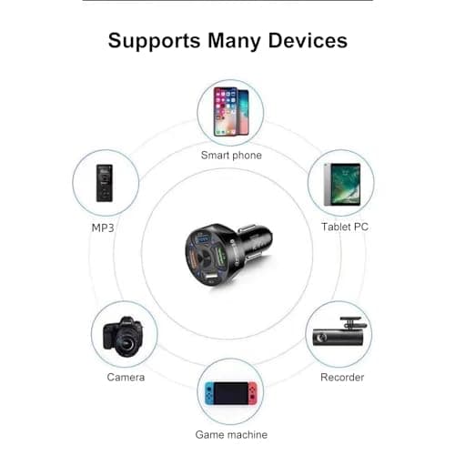 Car Charger 4 Ports USB Charger Cigarette Lighter Charger Fast Car Phone Charger 3.0 7A Fast Charger Adapter for Mobile Tablets and Other Devices - Image 8
