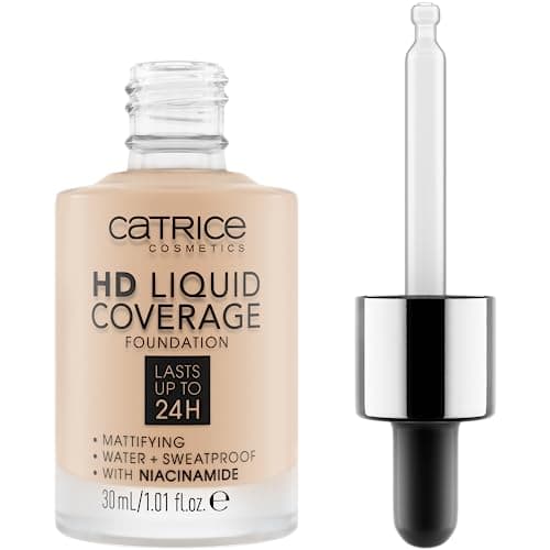 Catrice - HD Coverage Liquid Foundation - 10 Light Beige - Image 4