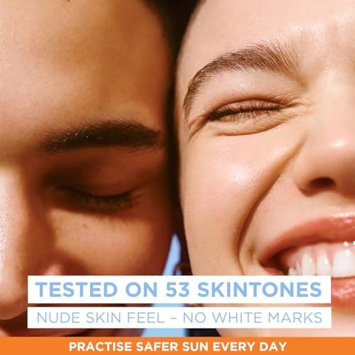 Garnier Sérum SPF 50+, protection UVA et UVB, pour tous types de peaux, avec Ceramid Protect, convient pour un usage quotidien, Ambre Solaire Invisible Super UV, 30 ml - Image 6