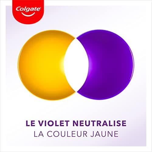 COLGATE - Dentifirice Max White Purple Reveal -Blanchiment dentaire| Révèle des dents plus blanches instantanément* | Dentifrice menthe au fluor | Haleine fraîche | 4 X 75 ml - Image 5