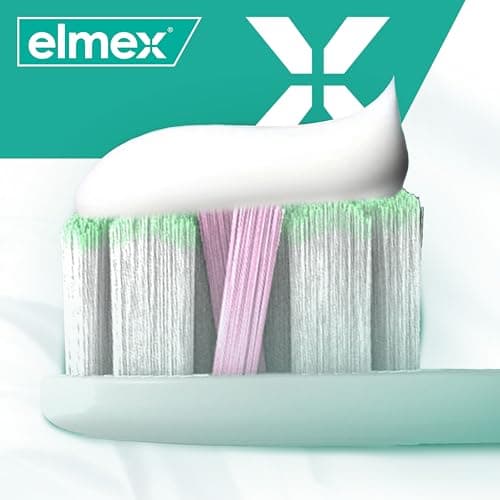 ELMEX | Dentifrice elmex Sensitive Blancheur Douce 0 % Colorants | Dents Sensibles | Protection de l'Email | Dents blanches | 2 x 75 ml - Image 6