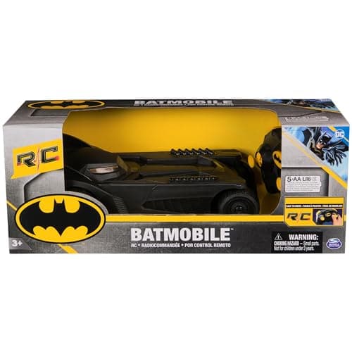 Spin Master DC Comics Batmobile Remote Control Car Batman Toys for Boys and Girls Ages 4+ - Image 3