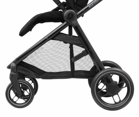 Maxi-Cosi Street Plus Stroller, 0-4 Years, 0-22 kg, One-Handed Foldable, Fits All Maxi-Cosi Baby Car Seats, 3 Recline Positions, Spacious XXL Basket, Essential Black - Image 4