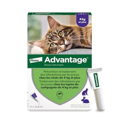 Advantage Cat & Rabbit Over 4 kg - Cat Flea Pipettes for Infestation Prevention - Flea Treatment with Protection for 3 to 4 Weeks - 4 x 1ml - Image 3