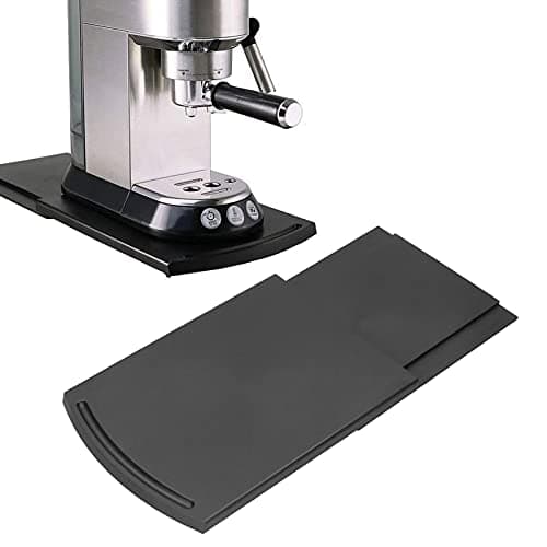 Sliding Kitchen Tray, Sliding Tray for Magimix Kitchen Processor, These Slider Kitchen Rolling Appliance Countertop Large Black Whitestorage Organization, Sliding Coffee Maker Tray Mat Countertop - Image 5