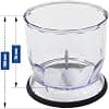 VIOKS replacement for Braun 67050145 hand blender tip 350ml blender bowl electric chopper blender accessory - Image 4