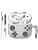 AhaStyle AirPods 4 Case (2024) with Retro Game Console Cleaning Kit for AirPods 4th Generation Soft Silicone Protective Cover for Apple AirPods 4 2024 Charging Case (Light Grey) - Image 2