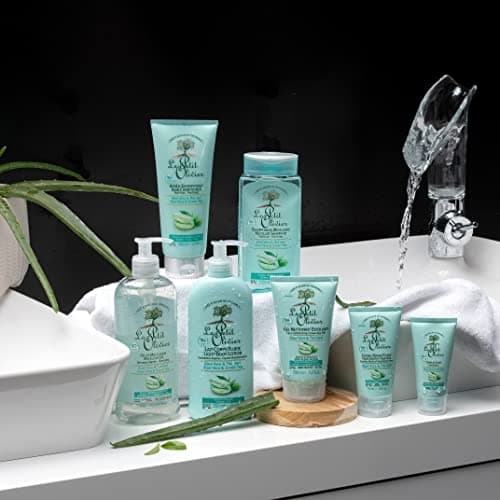 LE PETIT OLIVIER - Express Hydration Fluid Body Lotion - Aloe Vera & Green Tea - Moisturizes & Refreshes - Normal Skin - 97% Natural Origin - Silicone Free - Made in France - 250ml - Image 3