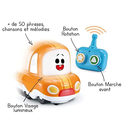 VTech - Tut Tut Cory Drivers, Super Cory RC Car with Remote Control Suitable for Small Hands, Interactive Toy, Gift for Children from 1 Year to 5 Years - Image 3