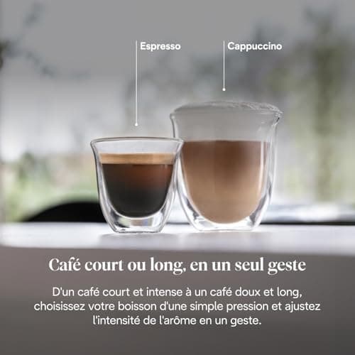 De’Longhi Magnifica S - Perfetto Machine à Café Automatique avec Mousseur à Lait Manuel, Machine à Espresso et Cappuccino, Panneau de Commande avec Boutons, Noir (ECAM22.110.B) - Image 6