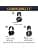 SOULWIT Cooling Gel Foam Cushion Pads for Corsair HS80 MAX/HS80 RGB USB Wired/HS 80 RGB Wireless Gaming Headsets with High Density Noise Isolation Foam - Image 3