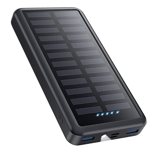 External Battery USB C 26800mAh, Solar Power Bank 15W PD 3.0A Fast Charging, Portable Solar Charger with LED Flashlight Battery Compatible with iPhone/Samsung, Tablet and Camping - Image 2