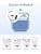 ESR AirPods 4 Case, Compatible with AirPods 4 Gen (2024) (USB-C), Compatible with MagSafe, Drop Protection Cover with Drawstring, Magnetic Cover, Orbit Hybrid Series, Blue - Image 4