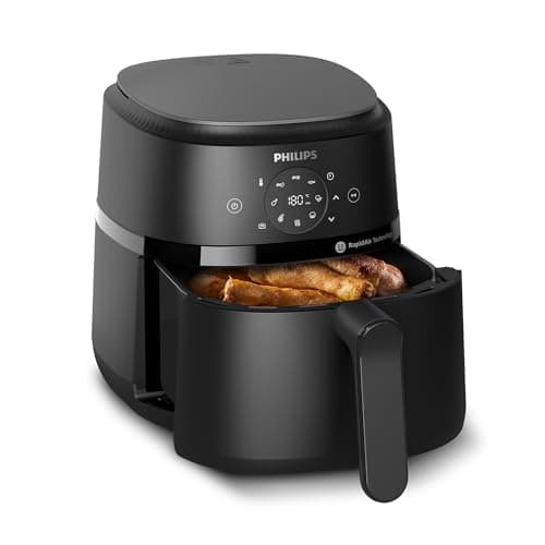 Philips Airfryer 2000 Series - Air Fryer 4.2L, 13 Cooking Modes, RapidAir Technology, Up to 90% Less Fat, Cooking Window, Touch Screen, Black (NA229/00) - Image 4