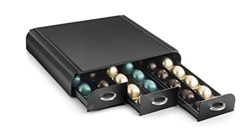 CEP Coffee Capsule Pod Holder Organizer with 3 Drawers, Nespresso Compatible, Take A Break, Black - Image 8