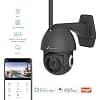 NIVIAN -2.4GHz WiFi PTZ Camera-2K-360° Remote Motion Autotracking and Human Detection - 10m Night Vision Compatible with Alexa and Google Home-Black - Image 3
