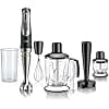 Braun MultiQuick 9 - Immersion Blender, Anti Splash, Precise Speed Selection, Active PowerDrive for Smooth Results, Blender, Mini Chopper, Measuring Jug 600ml, 1200W, Black (MQ9147X) - Image 3