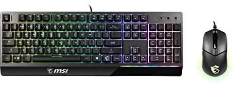 MSI Vigor GK30 Combo FR Keyboard + Gaming Mouse - Full Size AZERTY Keyboard and Clutch Mouse GM11, Wired, RGB Mystic Light - Image 4