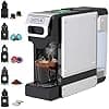 Capsule Coffee Machine, 5-in-1 Multi-Capsule Coffee Machine, for Nespresso Original/for Dolce Gusto/for A MODO MIO/ESE (44mm) and Ground Coffee, Seven Step Water Flow Adjustment (ST-550) - Image 3