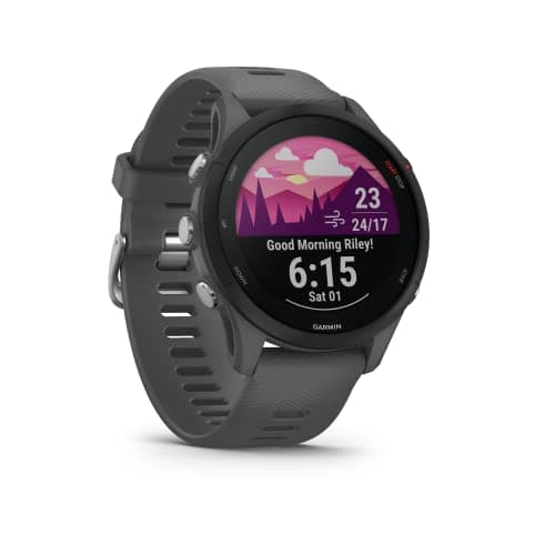 Garmin Forerunner 255 - Running Multisport GPS Smart Watch - Gray - 46mm Case (Refurbished) - Image 3