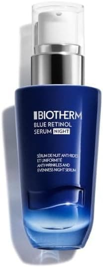 Biotherm, Blue Retinol Night Face Serum, For Normal to Oily Skin, Reduces Wrinkles and Evens Skin, Enriched with Biotech Plankton and Retinol, 30 ml - Image 1