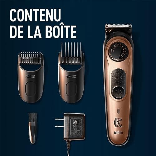 King C.Gillette Tondeuse A Barbe Electrique Homme PRO Avec Molette De Précision Pour 40 Réglages De Longueur, Lames De Longue Durée, Autonomie 80 minutes - Image 7