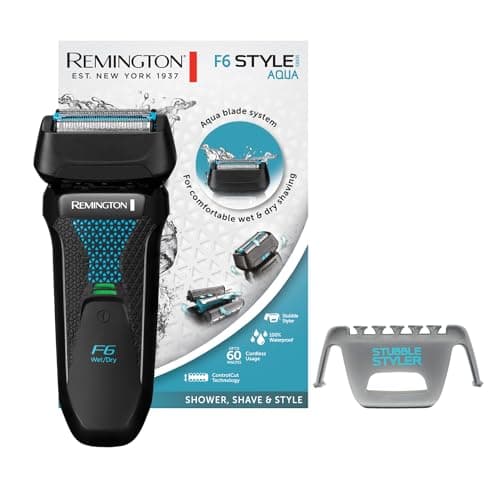 Remington Electric Shaver [Comfort Precision] Style Series F6 (Retractable, Short Hair Capture, Wet&Dry, Digital Screen, Beard Cutting Guide 3 Days, Autonomy: 60 min, USB Charge) Trimmer F6000 - Image 2