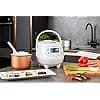 Yum Asia Panda Mini Rice Cooker with Ninja Ceramic Bowl and Advanced Fuzzy Logic (3.5 Cups, 0.63 Litre) 4 Rice Cooking Functions, 4 Multicooker Functions, 220-240V (Arctic White) - Image 5