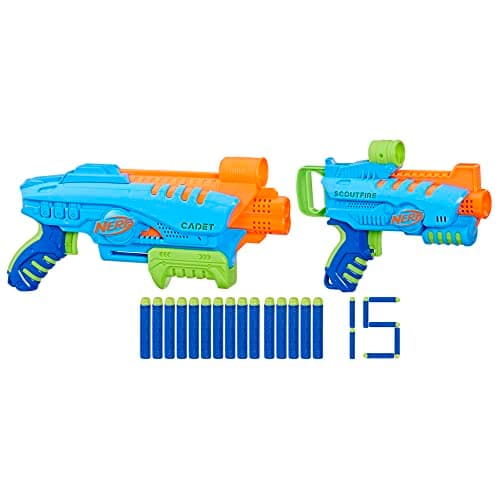 Nerf Elite Junior Ultimate Starter Set, 2 Blasters, 15 Nerf Elite Darts - Image 2