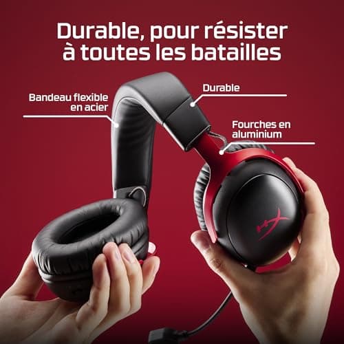 HyperX Cloud Alpha Gaming Headset with Integrated Audio Control - Image 5