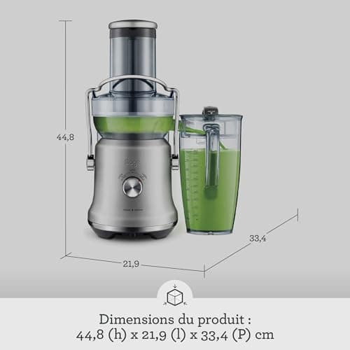 Sage - The Nutri Juicer Cold Plus - Juicer - Juicer - Juicer - Smoothies - Brushed Stainless Steel - Image 8