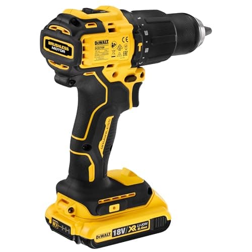 DEWALT - Cordless XR 18 V Brushless Impact Drill, Includes 2 x 2Ah Batteries, 1 x Charger and 1 x Transport Case, DCD709D2T-QW - Image 5