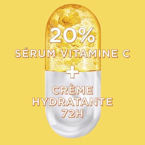 GARNIER Skin Active - 2-in-1 Radiance Booster Cream Serum - 72h Hydration & Radiance - SPF 25 - Vitamin C & Citrus - Vegan & Cruelty Free - Dull Skin In Need Of Radiance - 50 ml - Image 5