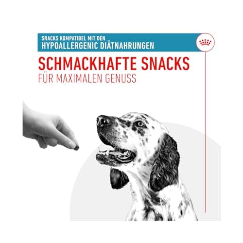Royal Canin Veterinary Hypoallergenic Treats | Pack de 3 | 3 x 230 g | Snacks pour Chiens Adultes de Toutes Tailles & Races | Sachet refermable | Protéines hydrolysées - Image 6