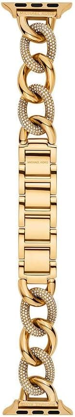Michael Kors Bracelet en Acier Inoxydable ou acétate pour Femmes, Compatible avec Apple Watch® 38mm/40mm/41mm - Image 1
