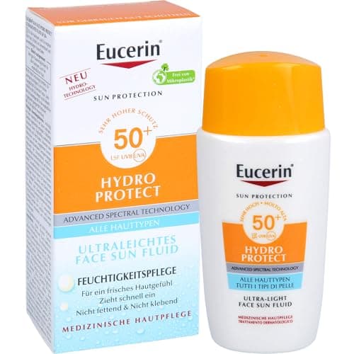 Eucerin Hydro Protect ultraleichtes Face Sun Fluid LSF 50+, 50 ml Crème - Image 4