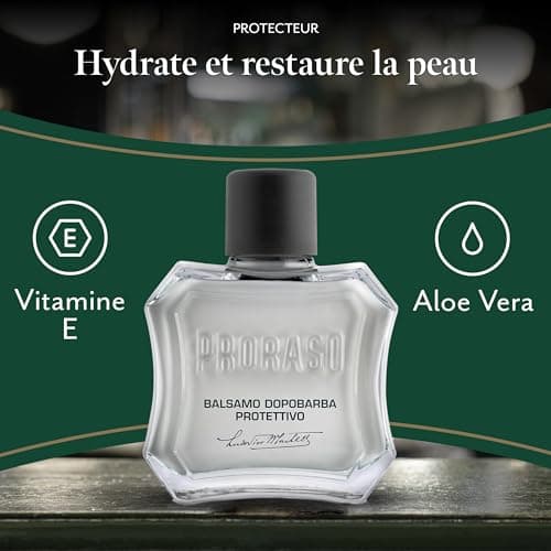 Proraso | Protective Aftershave Balm (100 ml bottle) – Men's face care without alcohol with aloe and vitamin E – Soothes and protects the skin – Made in Italy - Image 5