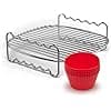 Philips HD9904/01 baking accessories set, double tier rack, muffin pans for Philips AirFryer - Image 2