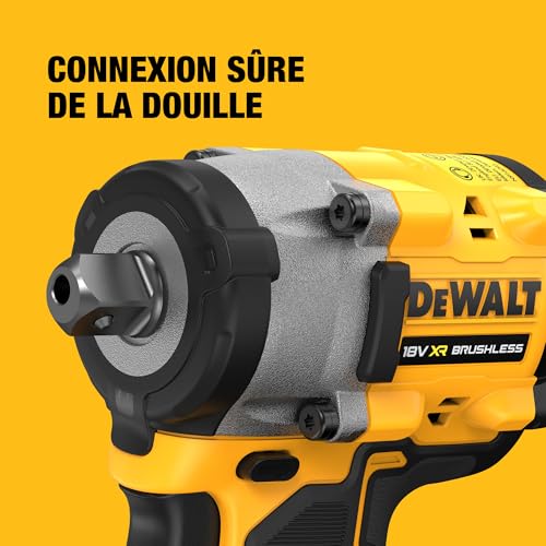 Dewalt - Clé à choc sans fil brushless compacte à goupille de détente M20 18V Li-ion XR - Sans batterie - DCF922N-XJ - Image 6