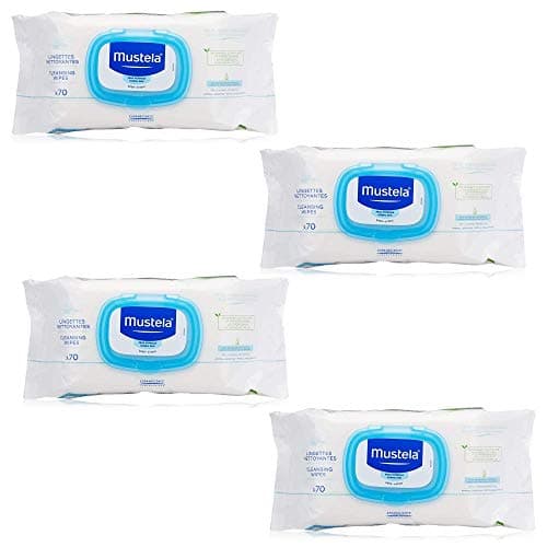 Mustela 4 packs of cleaning wipes 70 pieces - Image 3